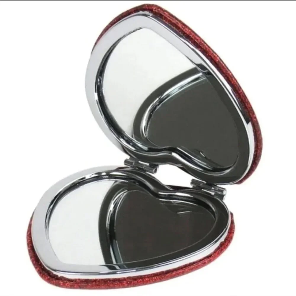 Coach Glitter Heart Compact Mirror - NWT